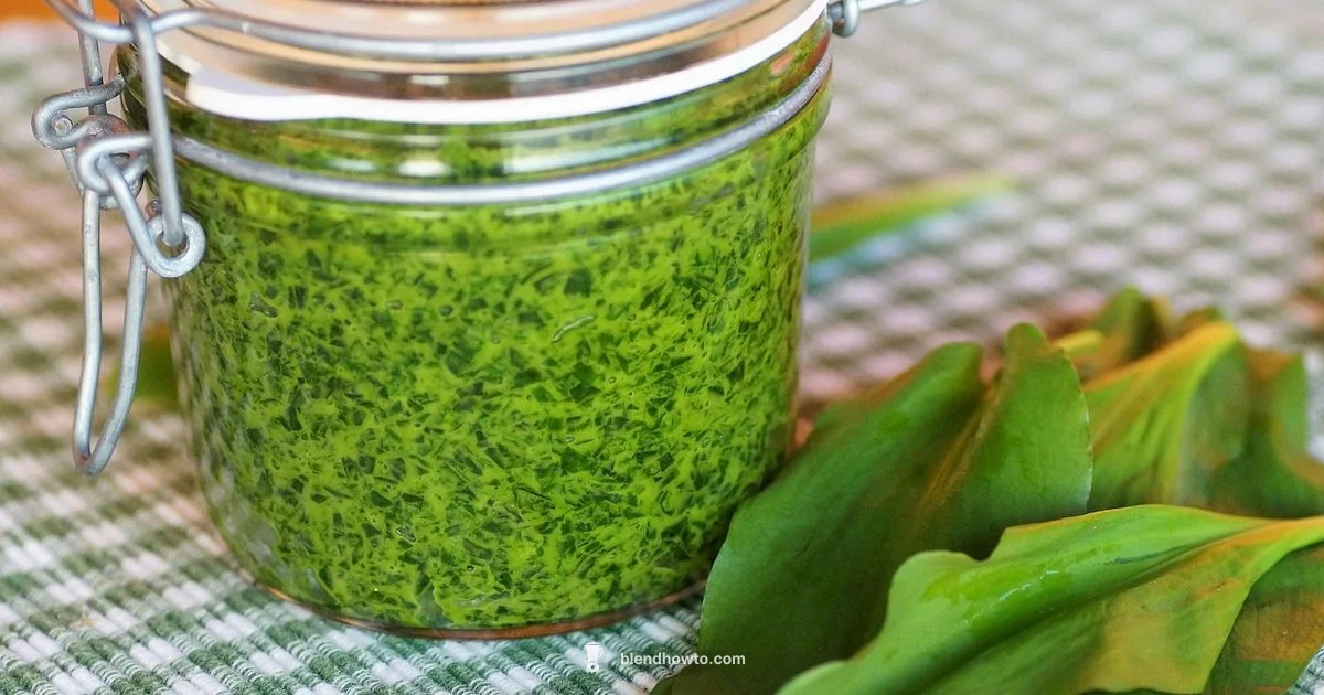 Pesto in a Blender - BlendHowTo