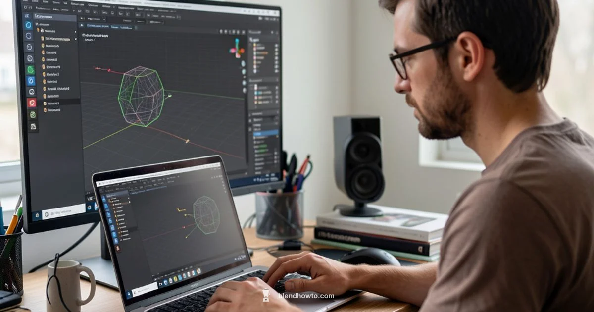 Polygon Count Check - BlendHowTo