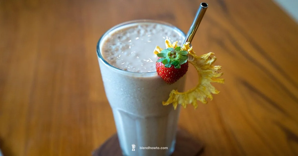 Non-Blender Milkshake - BlendHowTo