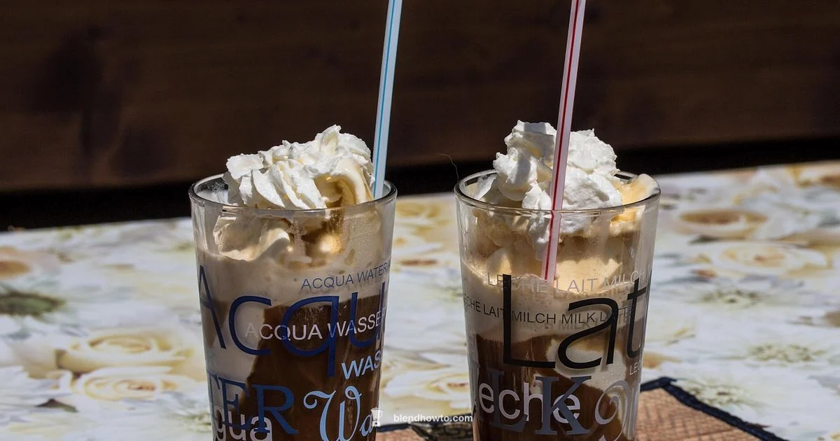 Creamy Frozen Coffee - BlendHowTo